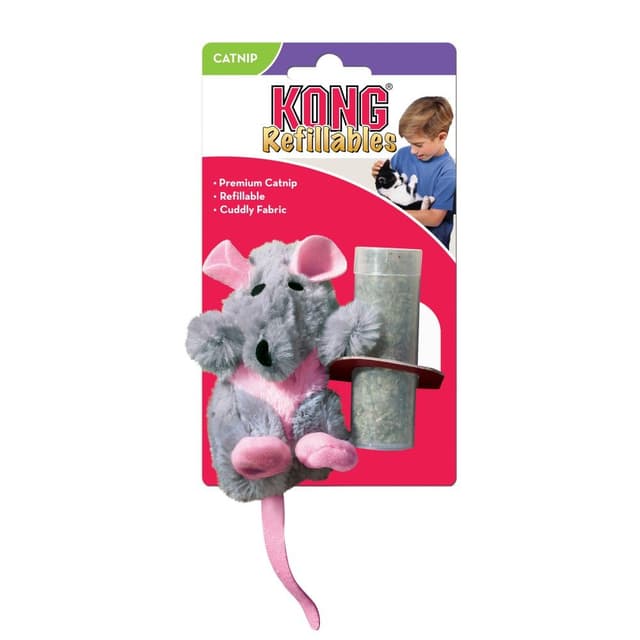 KONG Poche Souris Herbe à Chat