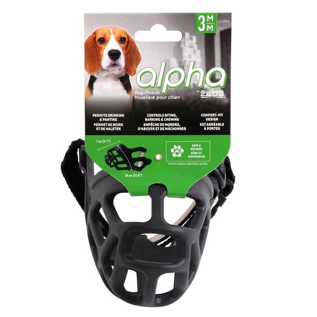 ZEUS Alpha Muselière pour chiens (Taille 5 XL)